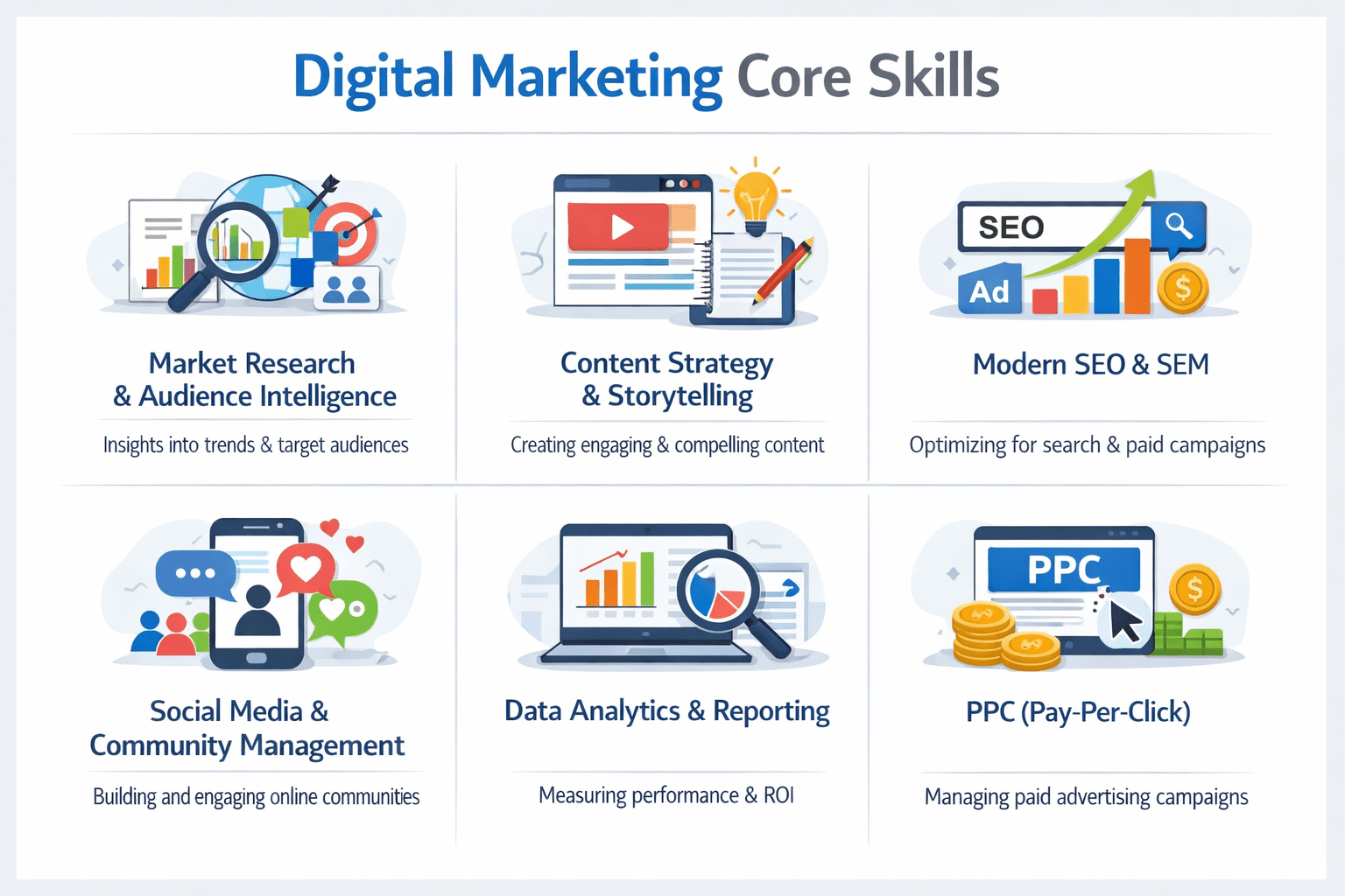 Digital Marketing Skills In 2026 Core Skills